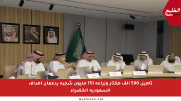 تأهيل 500 ألف هكتار وزراعة 151 مليون شجرة يدعمان أهداف السعودية الخضراء